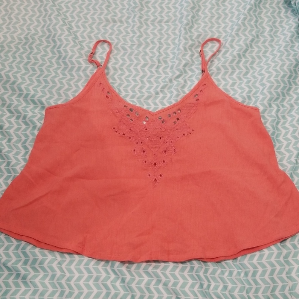 NWOT Billabong Coral Crop Top